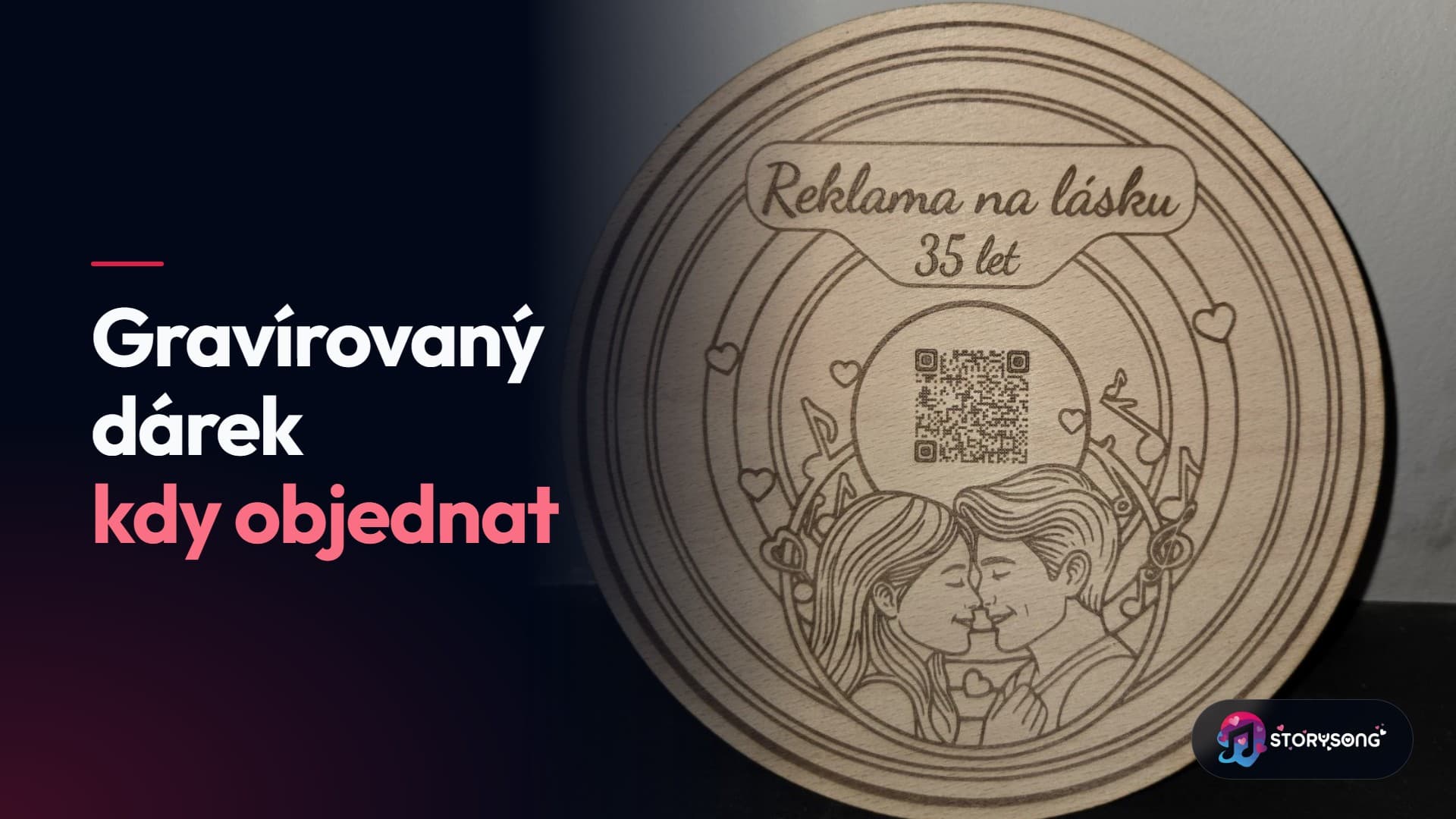 Gravírovaný dárek k písničce: kdy objednat, aby dorazil včas